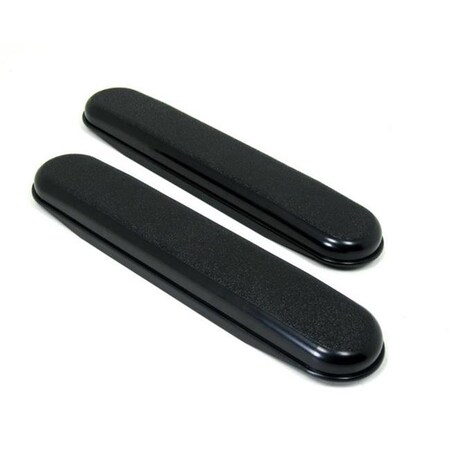 New Solutions New Solutions AR071P 10 x 2 x 4 in. Plastic Desk Length Armrests Universal Fit for Wheelchair; Black - Set of 2 AR071P